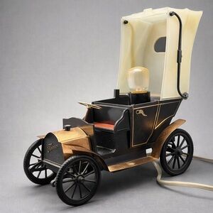 Vintage Ferrari Car Lamp Table Light 1970s | Rare Collector Decor